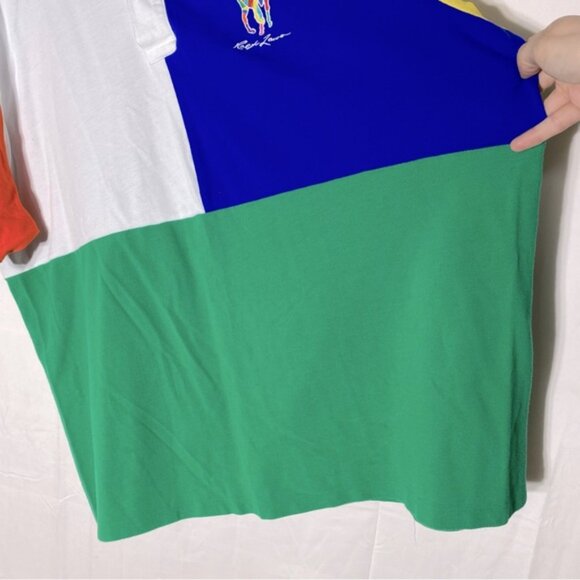 Polo by Ralph Lauren Big Pony Colorblock Polo Shirt 3XL - Picture 7 of 13